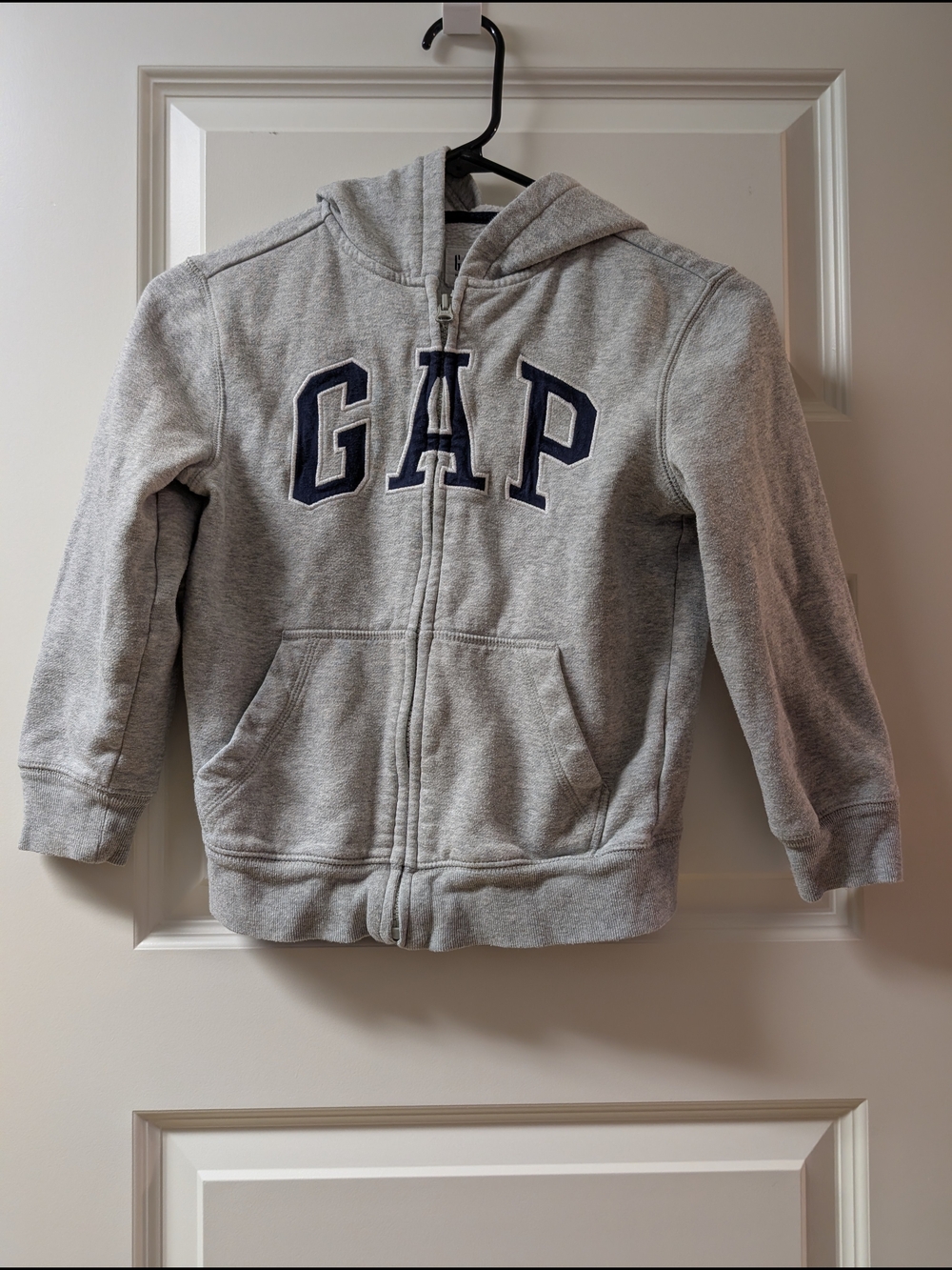 GAP Kids Grey Hooded Zip Sweatshirt